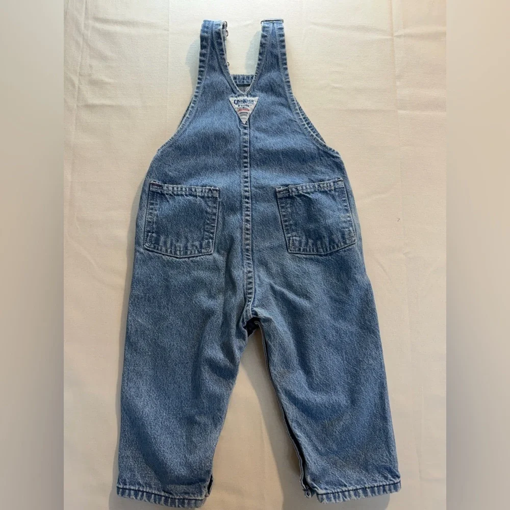 Oshkosh B'Gosh VTG Denim‎ Jean Overall Light Wash Size 24 Months